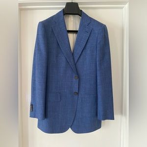 Men’s Wool, Silk, and Linen blend, 2-piece suit. Suit supply. Size 40.